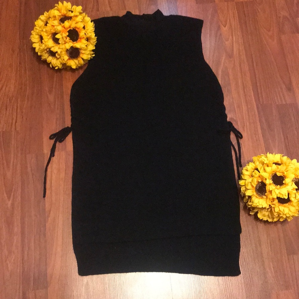 Lace Up Sweater